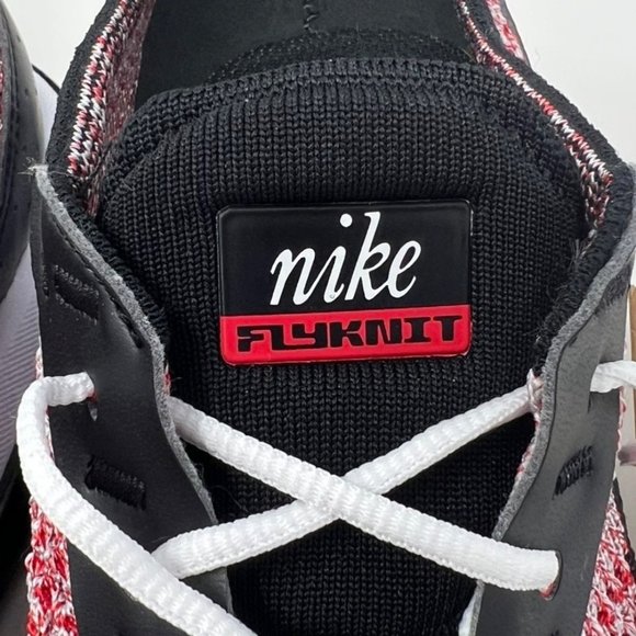 Nike Air Max Flyknit Racer Next Nature Mens Red FD2764-600 Shoes NWOB Size 11.5 - Picture 6 of 9